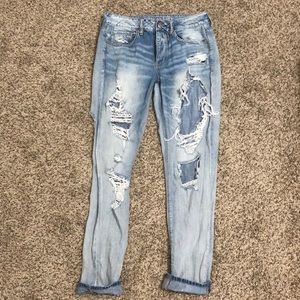 America and eagle mom jean size 6 long